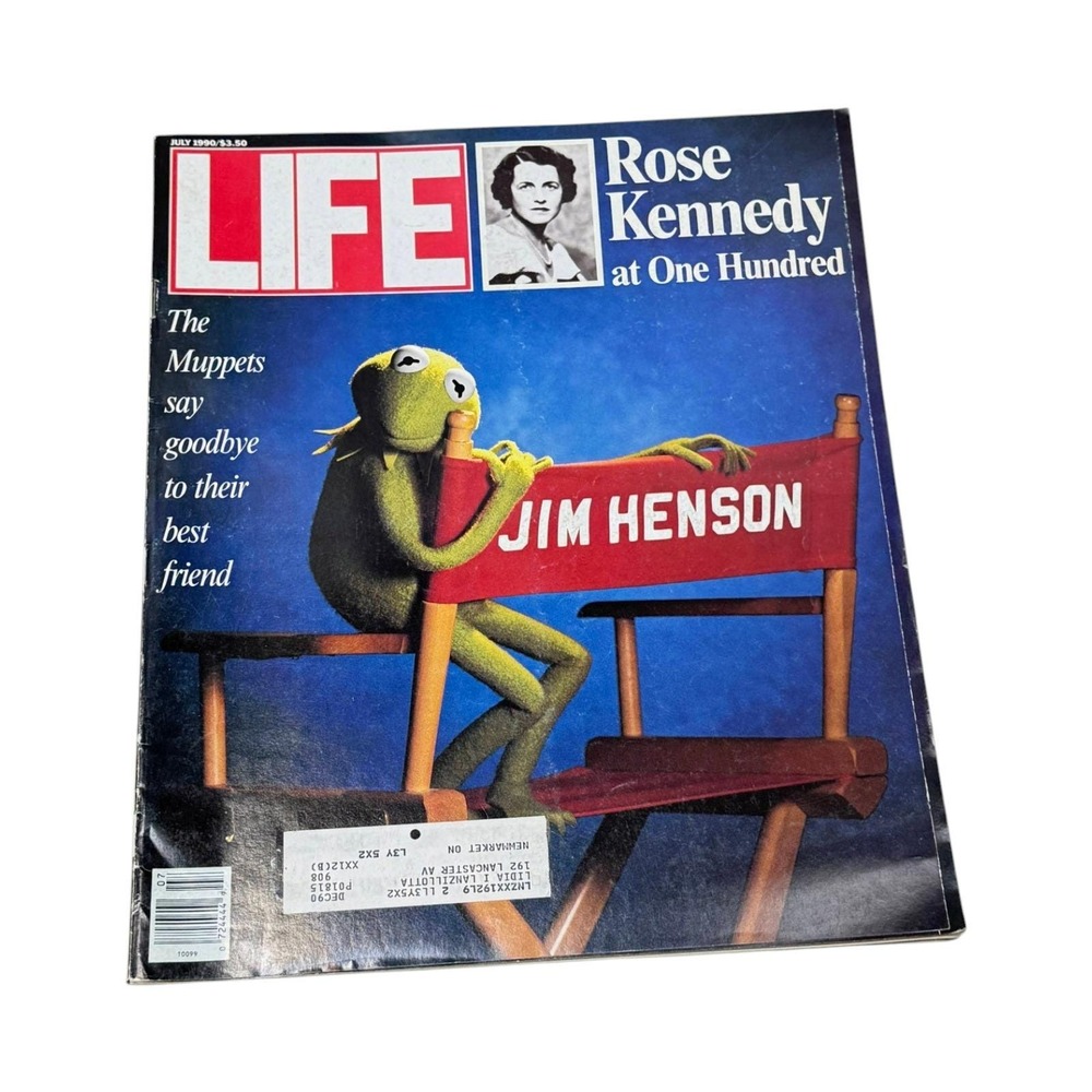 Life Magazine July 1990 Jim Henson Muppets Rose Kennedy PB Book 1990 Tribute